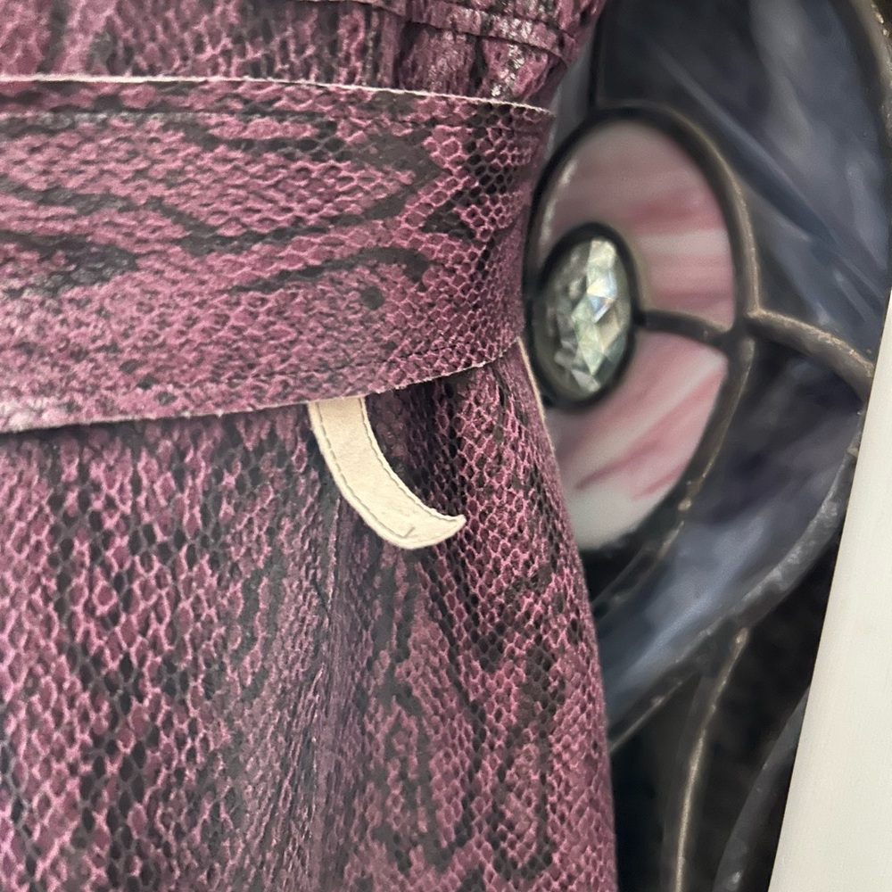 Urban Outfitters Purple Trench Coat - Picture 3 of 5